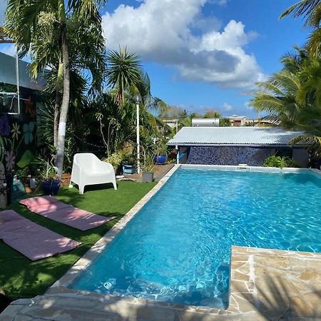 Ti Bwa Carbet Cosy Semi-Exterieur Avec Toit Terrasse Villa Sainte-Anne  Buitenkant foto