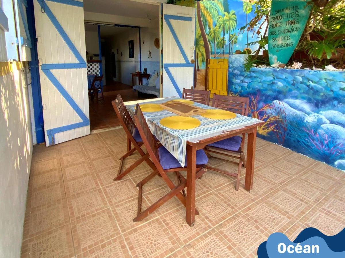 Ti Bwa Carbet Cosy Semi-Exterieur Avec Toit Terrasse Villa Sainte-Anne  Buitenkant foto