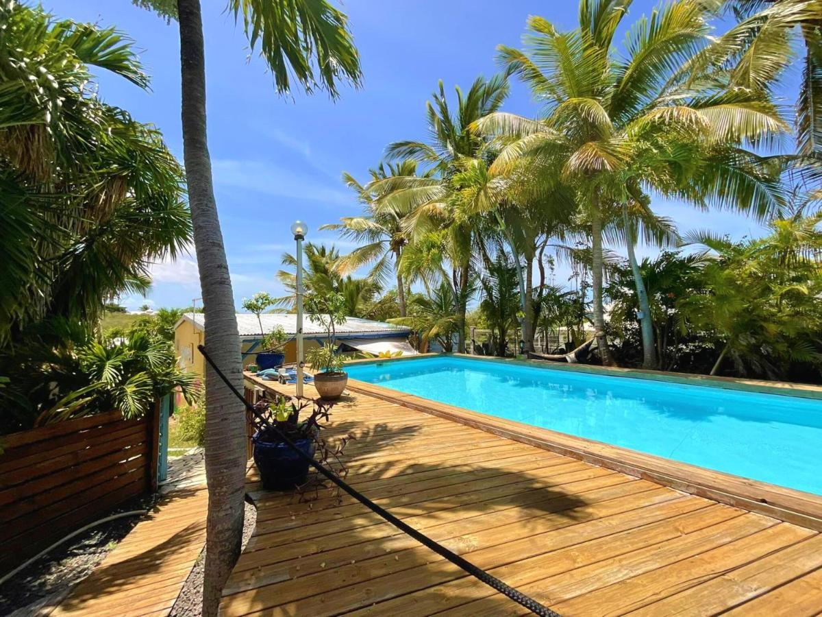 Ti Bwa Carbet Cosy Semi-Exterieur Avec Toit Terrasse Villa Sainte-Anne  Buitenkant foto