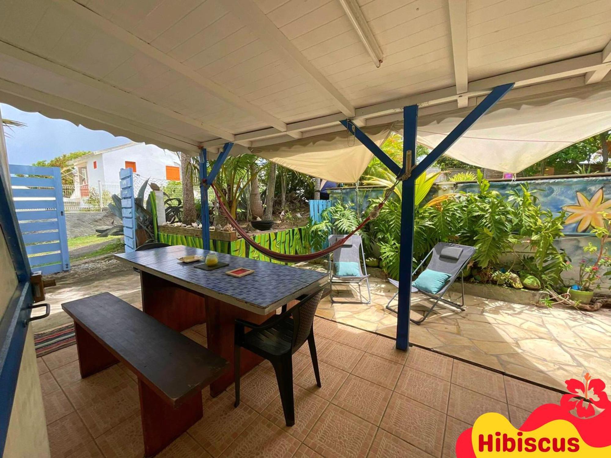 Ti Bwa Carbet Cosy Semi-Exterieur Avec Toit Terrasse Villa Sainte-Anne  Kamer foto