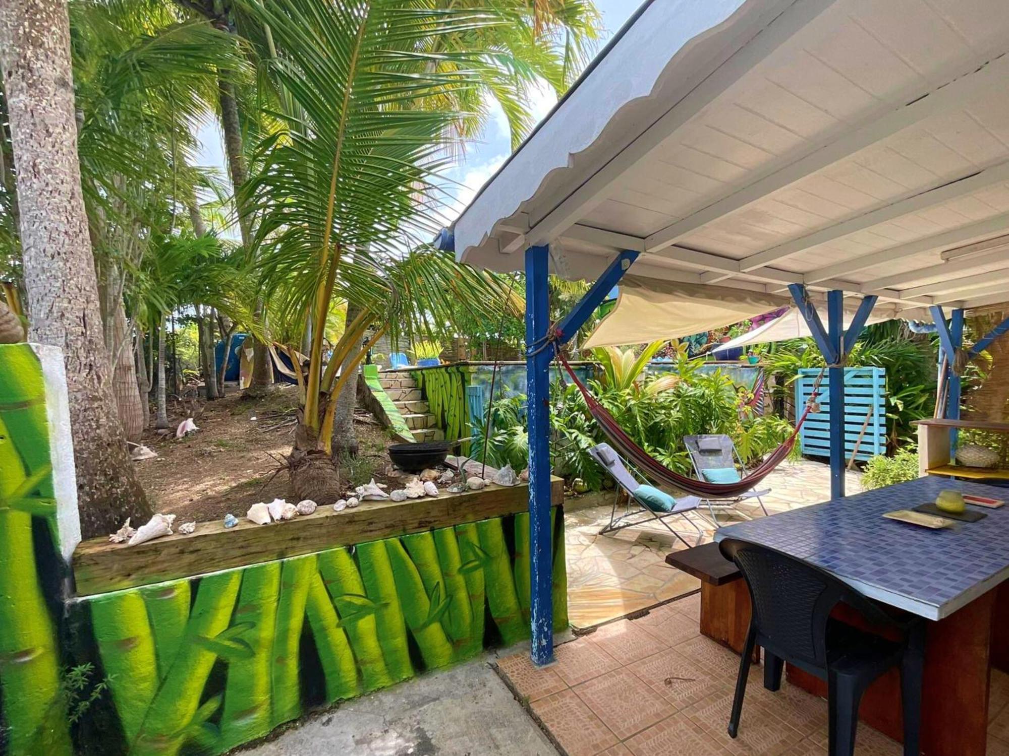 Ti Bwa Carbet Cosy Semi-Exterieur Avec Toit Terrasse Villa Sainte-Anne  Kamer foto