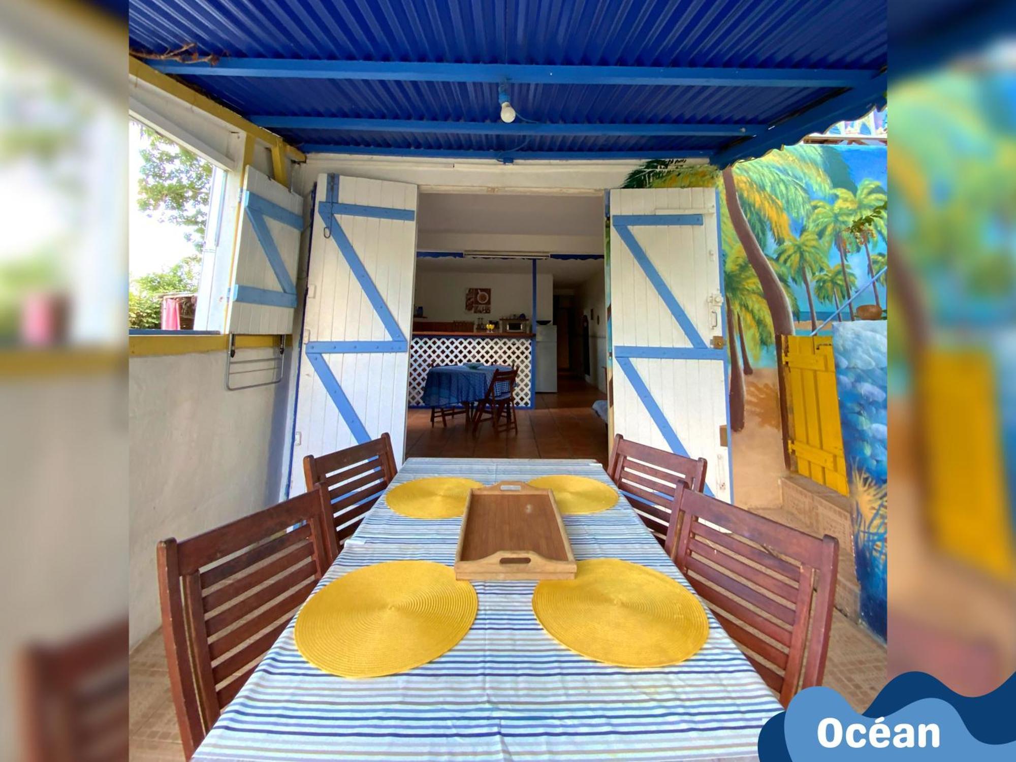 Ti Bwa Carbet Cosy Semi-Exterieur Avec Toit Terrasse Villa Sainte-Anne  Kamer foto