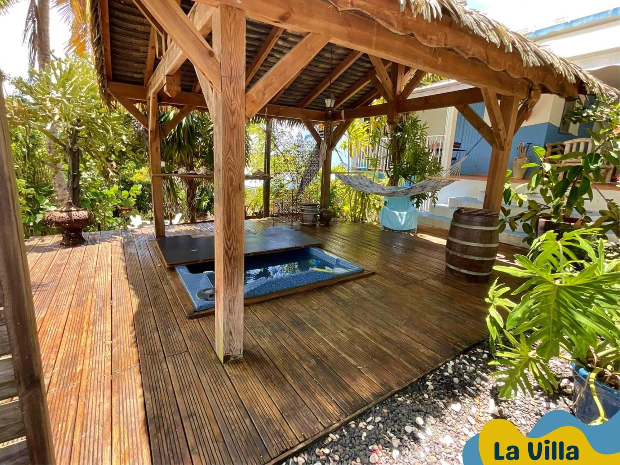 Ti Bwa Carbet Cosy Semi-Exterieur Avec Toit Terrasse Villa Sainte-Anne  Kamer foto